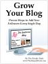 Grow Your Blog - Proven Ways To Add Followers Every Single Day by Simple Dude