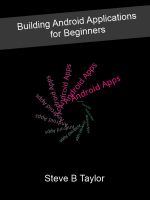 Cover for 'Building Android Applications for Beginners'