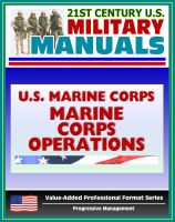 Cover for '21st Century U.S. Military Manuals: U.S. Marine Corps (USMC) Marine Corps Operations MCDP 1-0 (Value-Added Professional Format Series)'