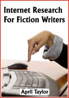 Cover for 'Internet Research For Fiction Writers'