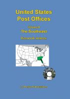 Cover for 'United States Post Offices Volume 8 The Southeast'