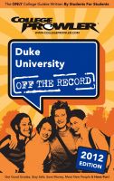Cover for 'Duke University 2012'