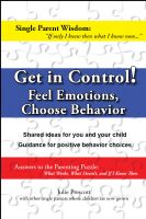 Cover for 'Get in Control! Feel Emotions, Choose Behavior'