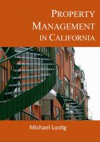 Cover for 'Property Management in California'