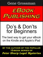 Cover for 'eBook Publishing: Do's & Don'ts for Beginners'