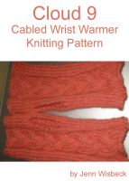 Cover for 'Cloud 9 Wrist Warmer Knitting Pattern'