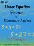 Basic Linear Equation Practice in Elementary Algebra, Grades 4-5 by Ned Tarrington