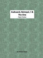 Cover for ''Awkward, Betrayal, I and The One''