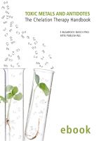 Cover for 'Toxic Metals and Antidotes - The Chelation Therapy Handbook (ebook Edition)'