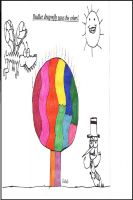 Cover for 'Dudlee dragonfly saves the colors'