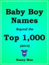 Baby Boy Names Beyond the Top 1,000 (2010) by Nancy Man