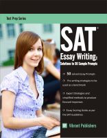 Cover for 'SAT Essay Writing: Solutions to 50 Sample Prompts'