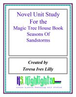 Cover for 'Novel Unit Study for the Magic Tree House Book Seasons of the Sandstorms'