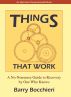Things That Work: A No-Nonsense Guide to Recovery by One Who Knows by Barry Bocchieri