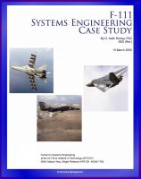 Cover for 'F-111 Systems Engineering Case Study - Technical Details, Program History, Combat Operational History of Controversial Fighter-Attack Aircraft'