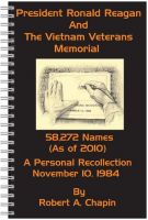 Cover for 'President Ronald Reagan & The Vietnam Veteran's Memorial'