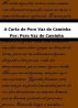 A Carta de Pero Vaz de Caminha by Jonas Caldas