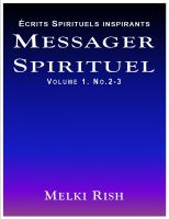 Cover for 'Messager Spirituel Vol 1'