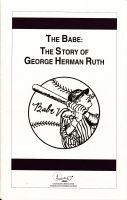 Cover for 'The Babe: The Story of George Herman Ruth'