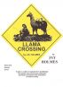 Llama Crossing by Jay Holmes