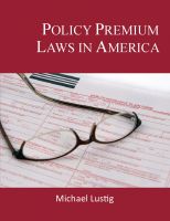 Cover for 'Policy Premium Laws in America'