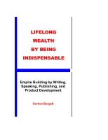 Cover for 'Lifelong Wealth by Being Indispensable'