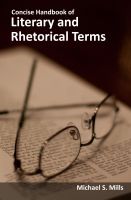 Cover for 'Concise Handbook of Literary and Rhetorical Terms'
