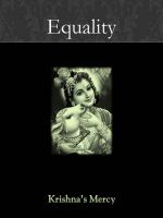 Cover for 'Equality'