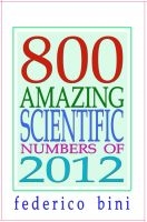 Cover for '800 Amazing Scientific Numbers of 2012'