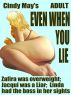 Even When You Lie by Cindy May