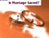 Is Marriage Sacred? by Monica P