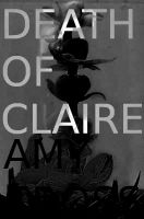 Cover for 'Death of Claire'