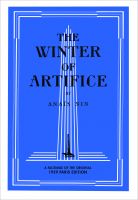 Cover for 'The Winter of Artifice, 1939 edition'