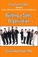 Cover for 'Top Secrets for Building a Sales Organization'