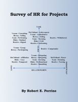 Cover for 'Survey of HR for Projects'