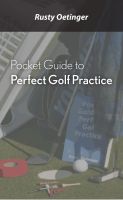 Cover for 'Pocket Guide to Perfect Golf Practice'