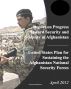 2012 DoD Report on Progress Toward Security and Stability in Afghanistan; U.S. Plan for Sustaining the Afghanistan National Security Forces by Progressive Management