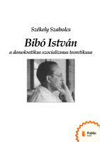 Cover for 'Bib&oacute; Istv&aacute;n'