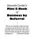 HonorÃ©e Corder's Mini eBook of Business by Referral by Honoree Corpron Corder