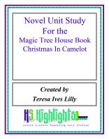 Cover for 'Novel Unit Study for the Magic Tree House Book Christmas in Camelot'