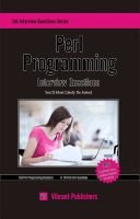 Cover for 'Perl Programming Interview Questions You'll Most Likely Be Asked'