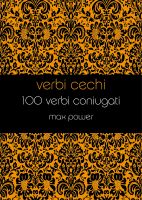 Cover for 'Verbi cechi'