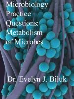 Cover for 'Microbiology Practice Questions: Metabolism of Microbes'
