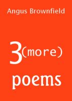 Cover for '3 (more) Poems'