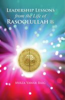 Cover for 'Leadership Lessons from the Life of Rasoolullah (SAW)'