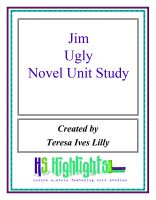 Cover for 'Jim Ugly Novel Unit Study'