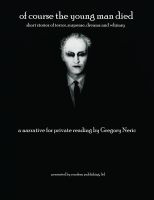 Cover for 'Of Course the Young Man Died'