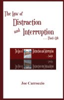 Cover for 'The Law of Distraction and Interruption'