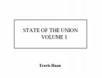 Cover for 'The State of the Union Volume 1'