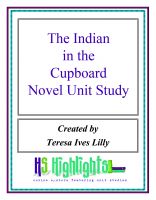 Cover for 'The Indian in the Cupboard Novel Unit Study'